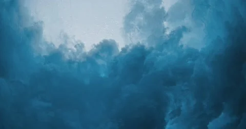 Wave breaking in transparent ocean. Underwater view of powerful barrel wave Stock Footage 237140388