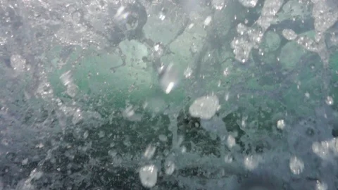 Wave breaking, water splash and sea foam Stock-Footage 103385844