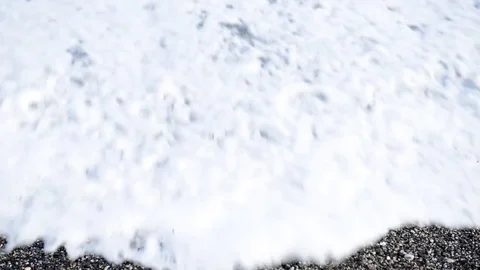 Wave breaks on the beach Stock-Footage 83220885
