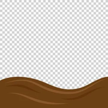 Wave chocolate Stock Illustration
