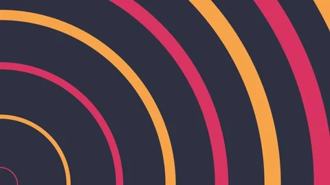 Wave Circle Background Stock Footage 247400888