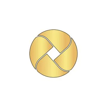 Wave circle computer symbol 스톡 일러스트