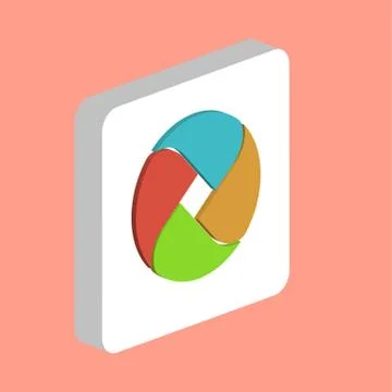Wave Circle computer symbol 스톡 일러스트