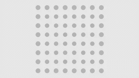 Wave of circles inside square. Stock Footage 263186383