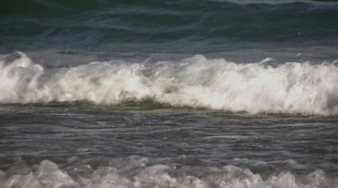 Wave Close-Up Stock Footage 88980