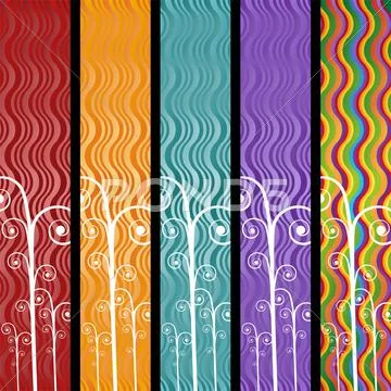 Wave cloud banners Stock Illustration