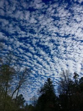 Wave of clouds Stock Photos