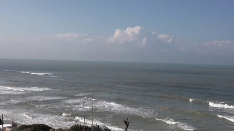 Wave on a coast Stock Footage 100158701