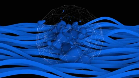 Wave color 08 動画素材 172200157