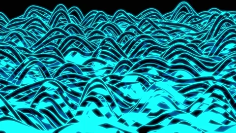 Wave color 11 動画素材 172200399