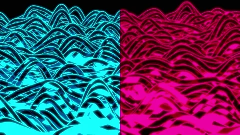 Wave color 17 動画素材 172200499