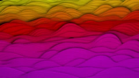 Wave color 18 動画素材 172200617