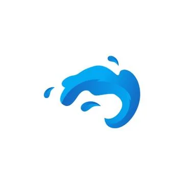 Wave colorful vector design template illustration 스톡 일러스트