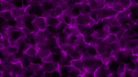 Wave with connecting dots and lines on dark background. Abstract futuristic Stock Footage 237423966