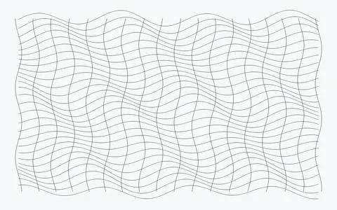Wave Contour Grid Abstract Geometric Network Background Stockillustratie