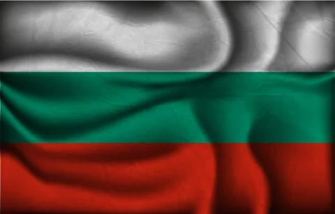 Wave country flag with shadows Stock Illustration