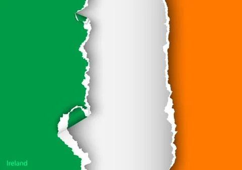 Wave country flag with shadows Stock Illustration
