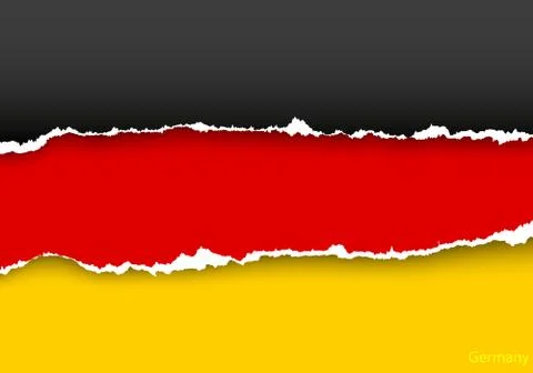 Wave country flag with shadows Stock Illustration