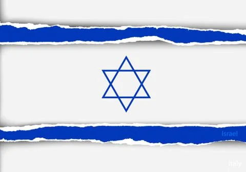 Wave country flag with shadows Stock Illustration