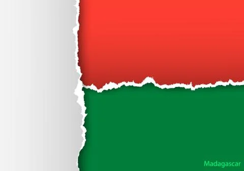 Wave country flag with shadows Stock Illustration