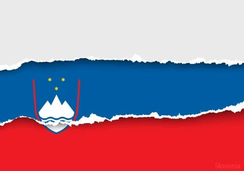 Wave country flag with shadows Stock Illustration