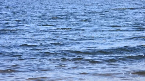 Wave-covered water surface Stock Footage 50723441