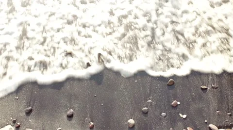 Wave crash to beach Stock Footage 41307201