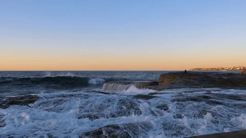 Wave Crash Stock Footage 77113650