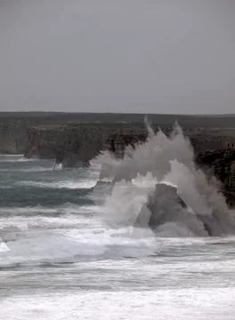 Wave Crash in Layers 스톡 사진