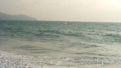 Wave crashes on the Phuket coast Stock Footage 311667339