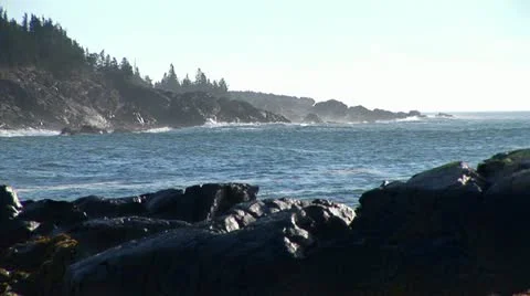 Wave crashing Stock Footage 10912679