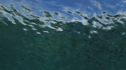 Wave crashing over Stock Footage 44186521