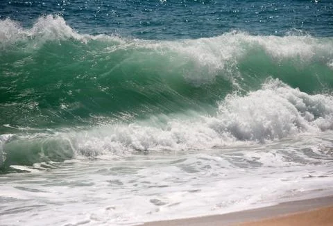 Wave crashing Stock Photos