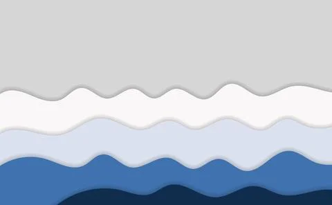 Wave curve motion shape style abstract background Stock Illustration
