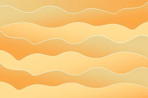 Wave curved lines background Stock Illustration