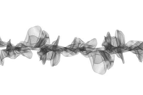 Wave design black and white 스톡 일러스트