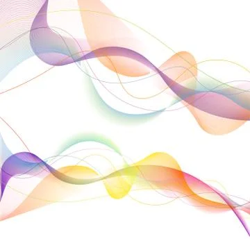 Wave Design Template Stock Illustration