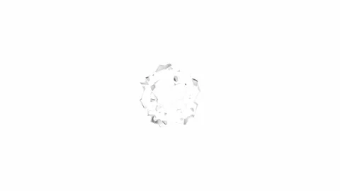 Wave of destruction and creation of a white surface.Earthquake crack. White Stock Footage 120642898