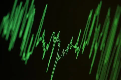 Wave diagram Ilustração Stock