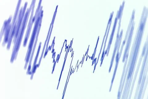 Wave diagram Ilustração Stock