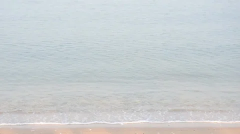 Wave to Dirty beach Stock Footage 36731158
