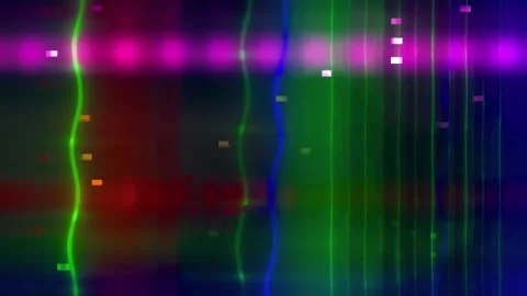 Wave Distortion Visual Loop Landscape Stock Footage 331079631