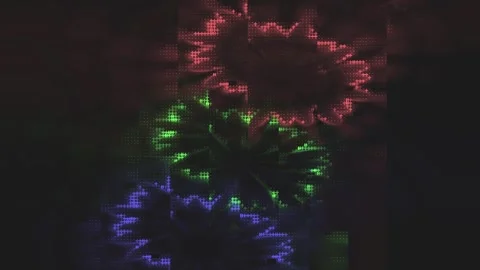 Wave Distortion Visual Loop Landscape Stock Footage 331095287