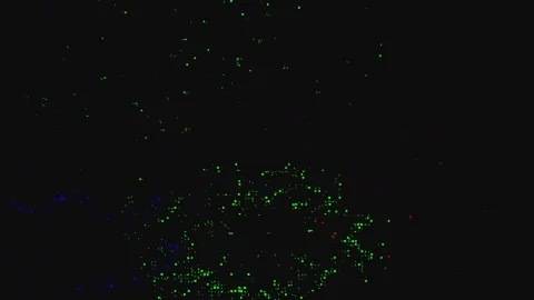 Wave Distortion Visual Loop Landscape Stock Footage 331096373