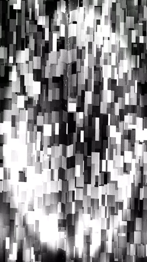 Wave Distortion Visual Loop Vertical Stock Footage 331094003