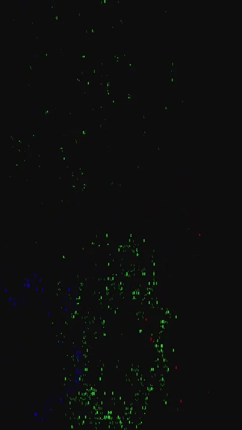 Wave Distortion Visual Loop Vertical Video stock 331096401