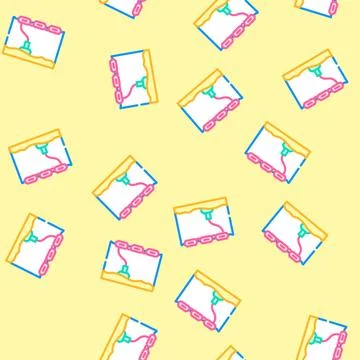 Wave energy generation tidal vector seamless pattern 스톡 일러스트