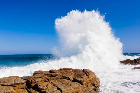 Wave Exploding Stock Photos