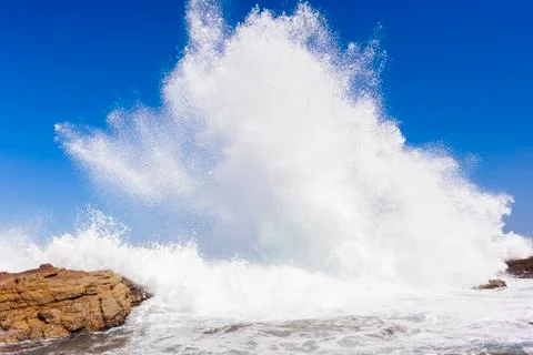 Wave Exploding Stock Photos