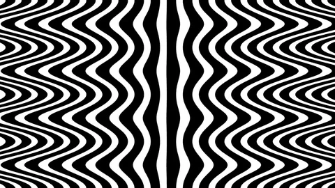 Wave flow digital pattern, rotating optical illusion Stock Footage 77057224